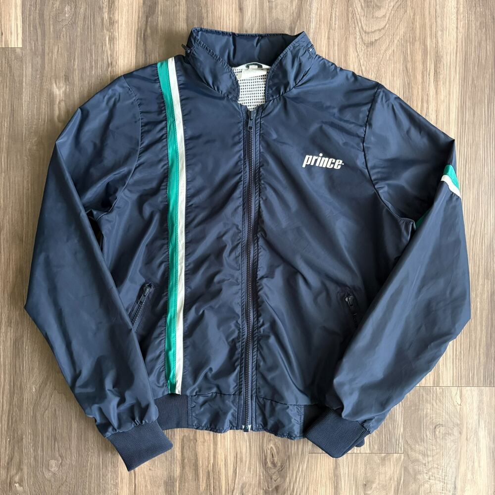 Vintage Prince Windbreaker Jacket Men's Size XS 1980s Zip Up Hidden Hood